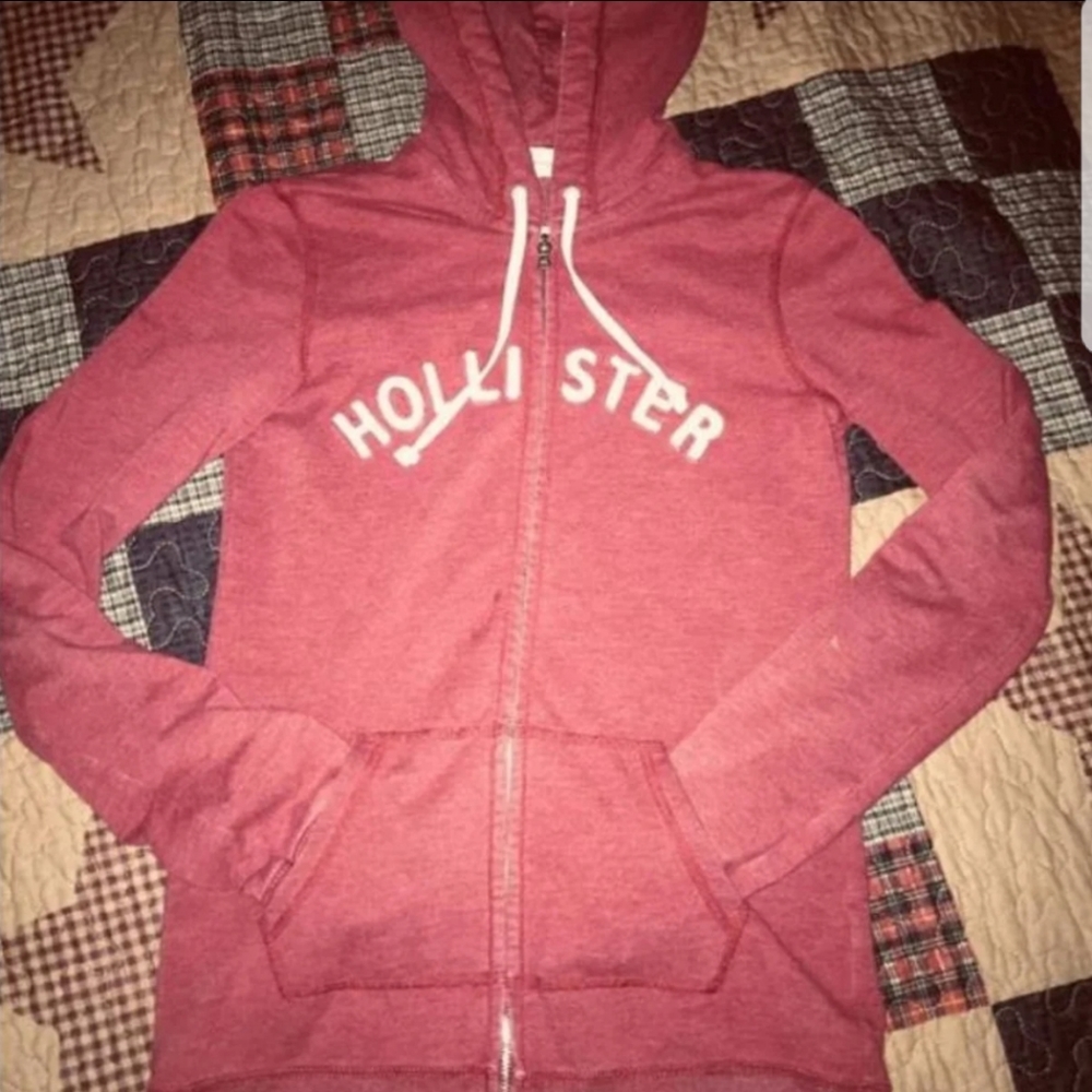Women's Hollister Zip Front Hoodie Size Medium